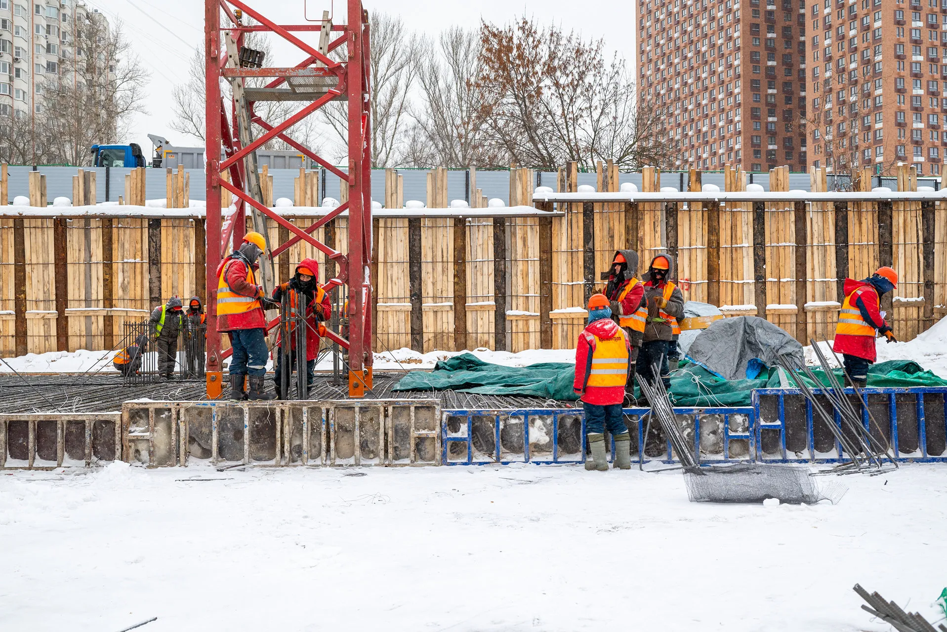 Левел Нижегородская — Декабрь 2023, фотография строительства 17