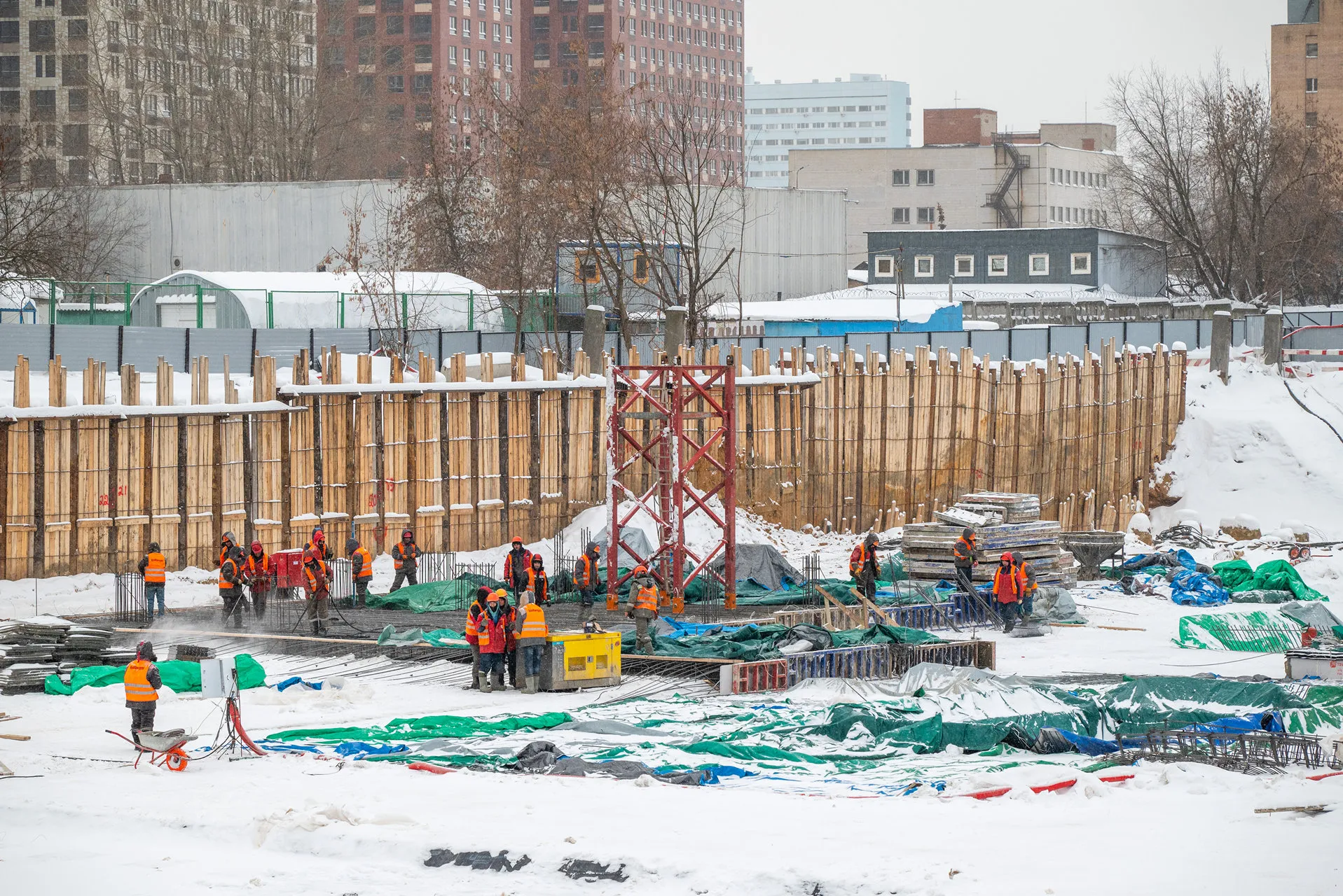 Левел Нижегородская — Декабрь 2023, фотография строительства 11