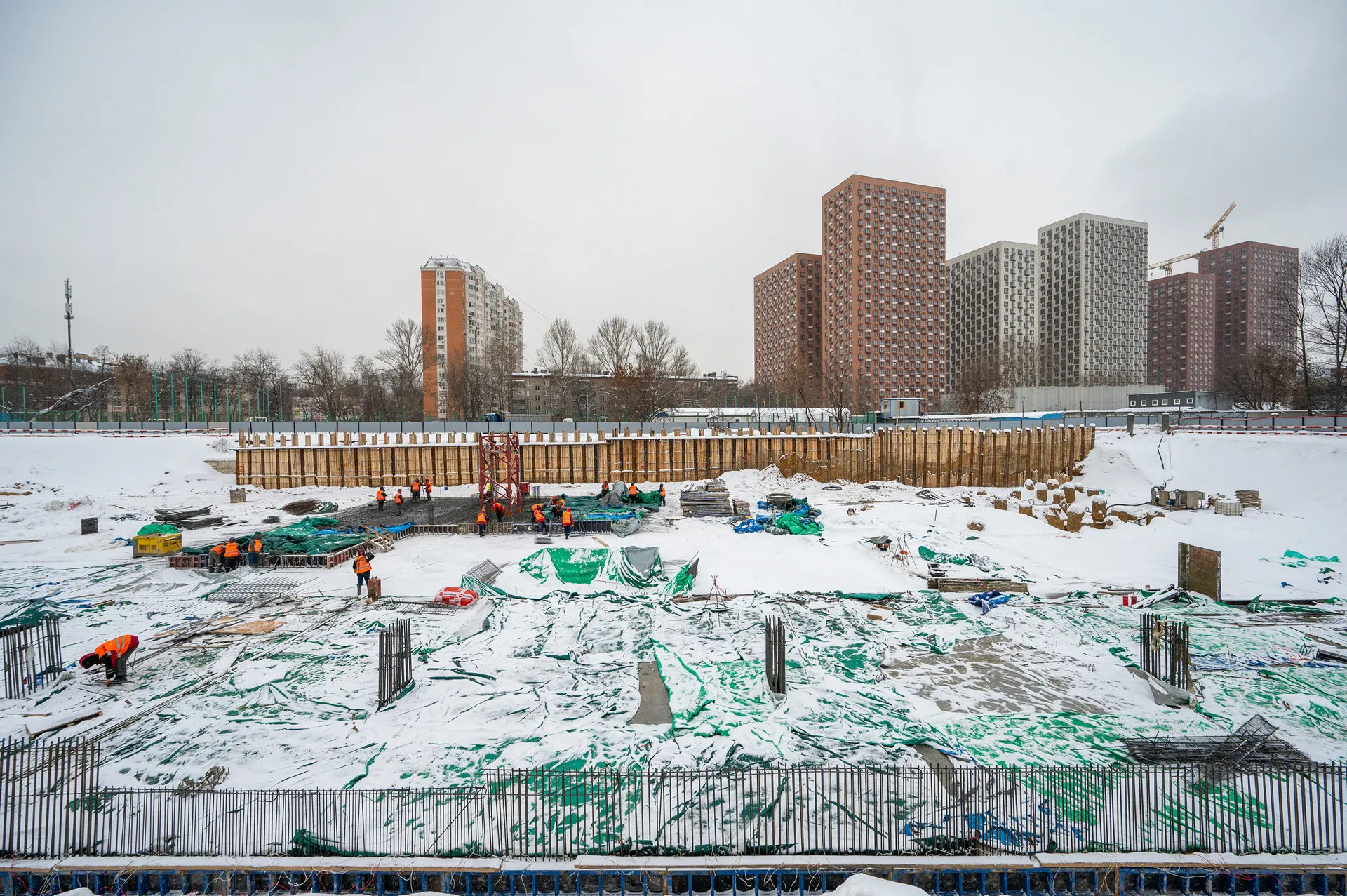 Левел Нижегородская — Декабрь 2023, фотография строительства 7