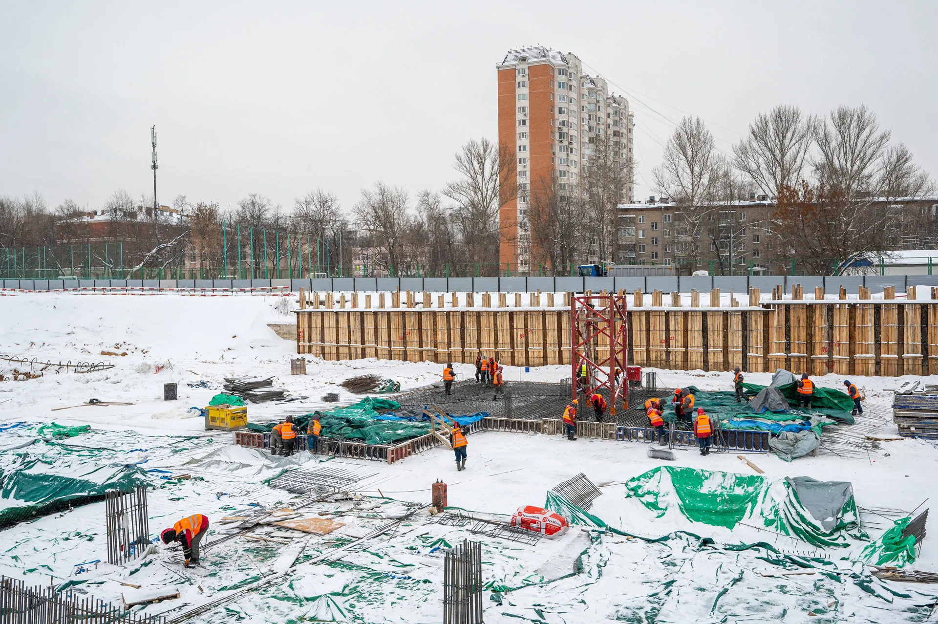 Левел Нижегородская — Декабрь 2023, фотография строительства 6
