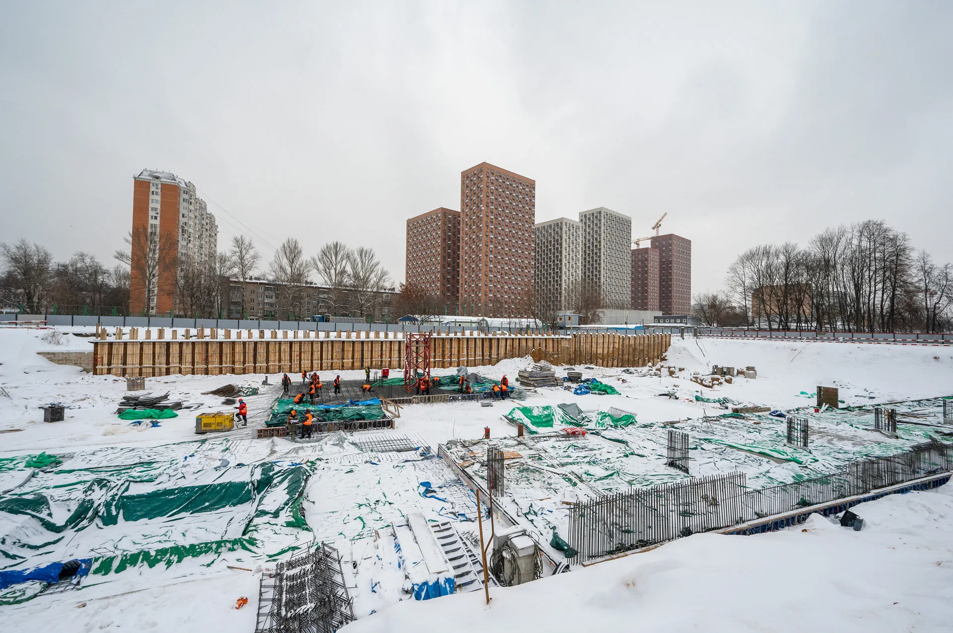 Левел Нижегородская — Декабрь 2023, фотография строительства 4