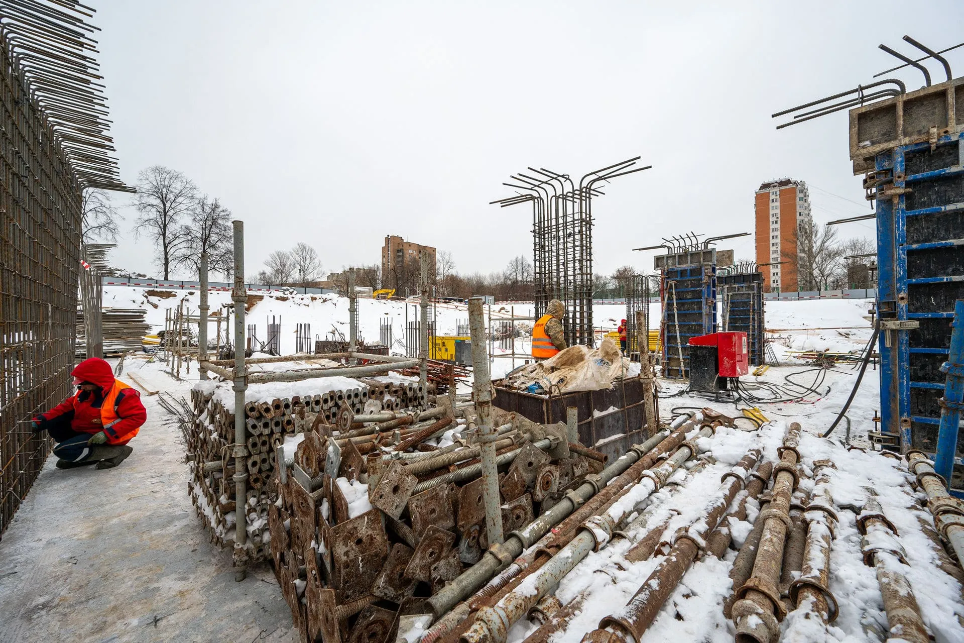 Левел Нижегородская — Январь 2024, фотография строительства 5