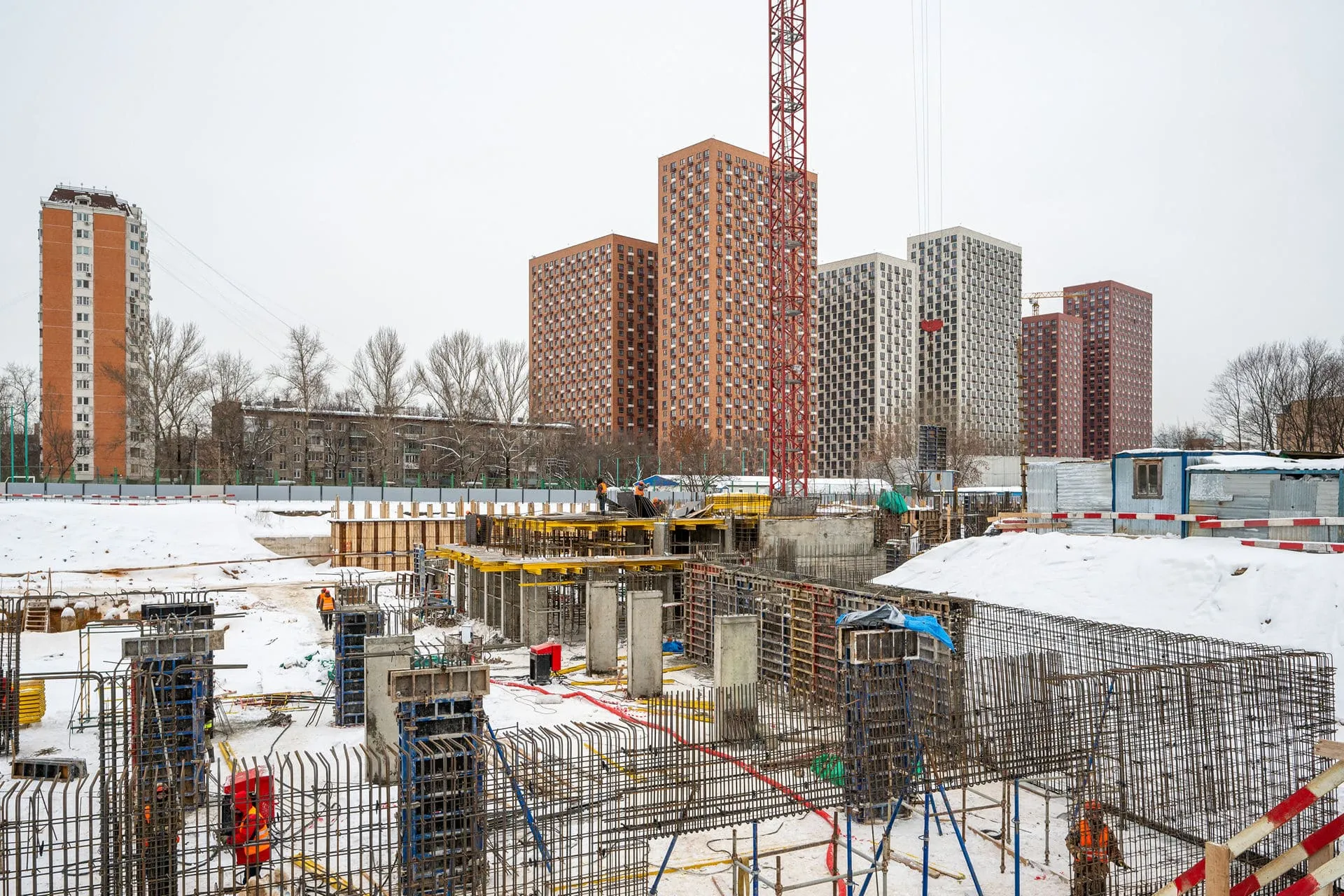 Левел Нижегородская — Январь 2024, фотография строительства 9