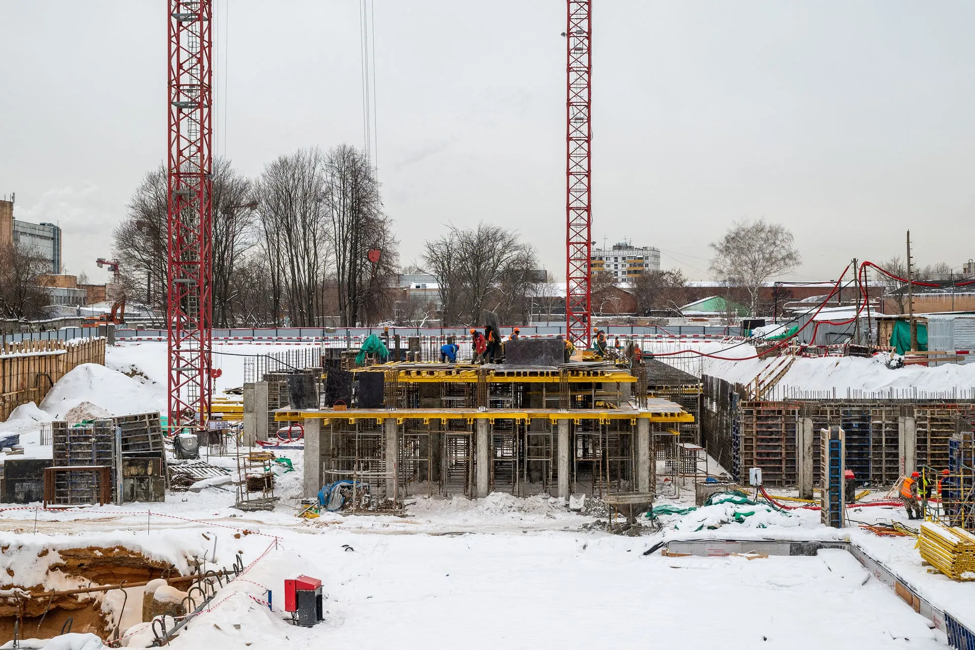 Левел Нижегородская — Январь 2024, фотография строительства 11