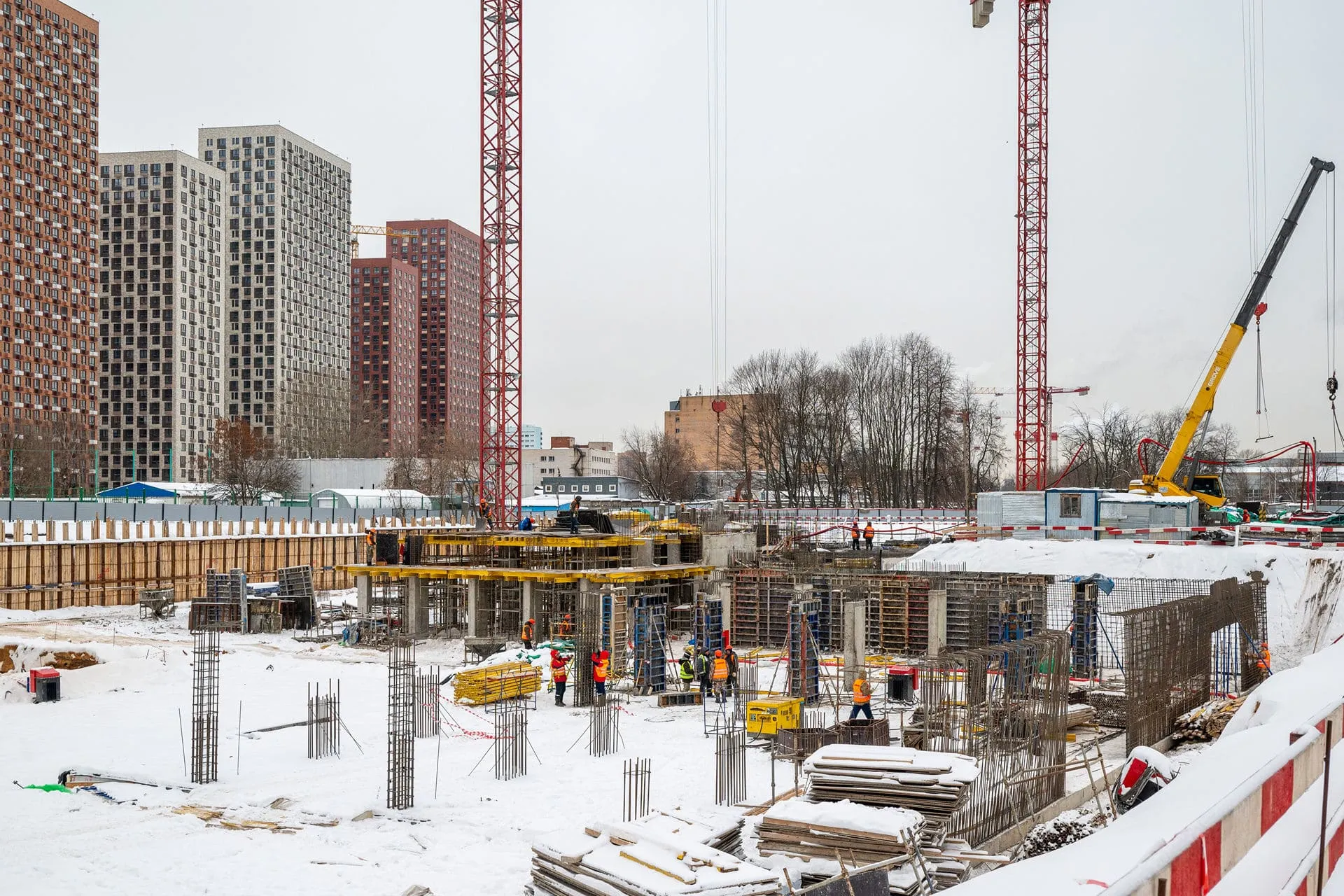 Левел Нижегородская — Январь 2024, фотография строительства 13