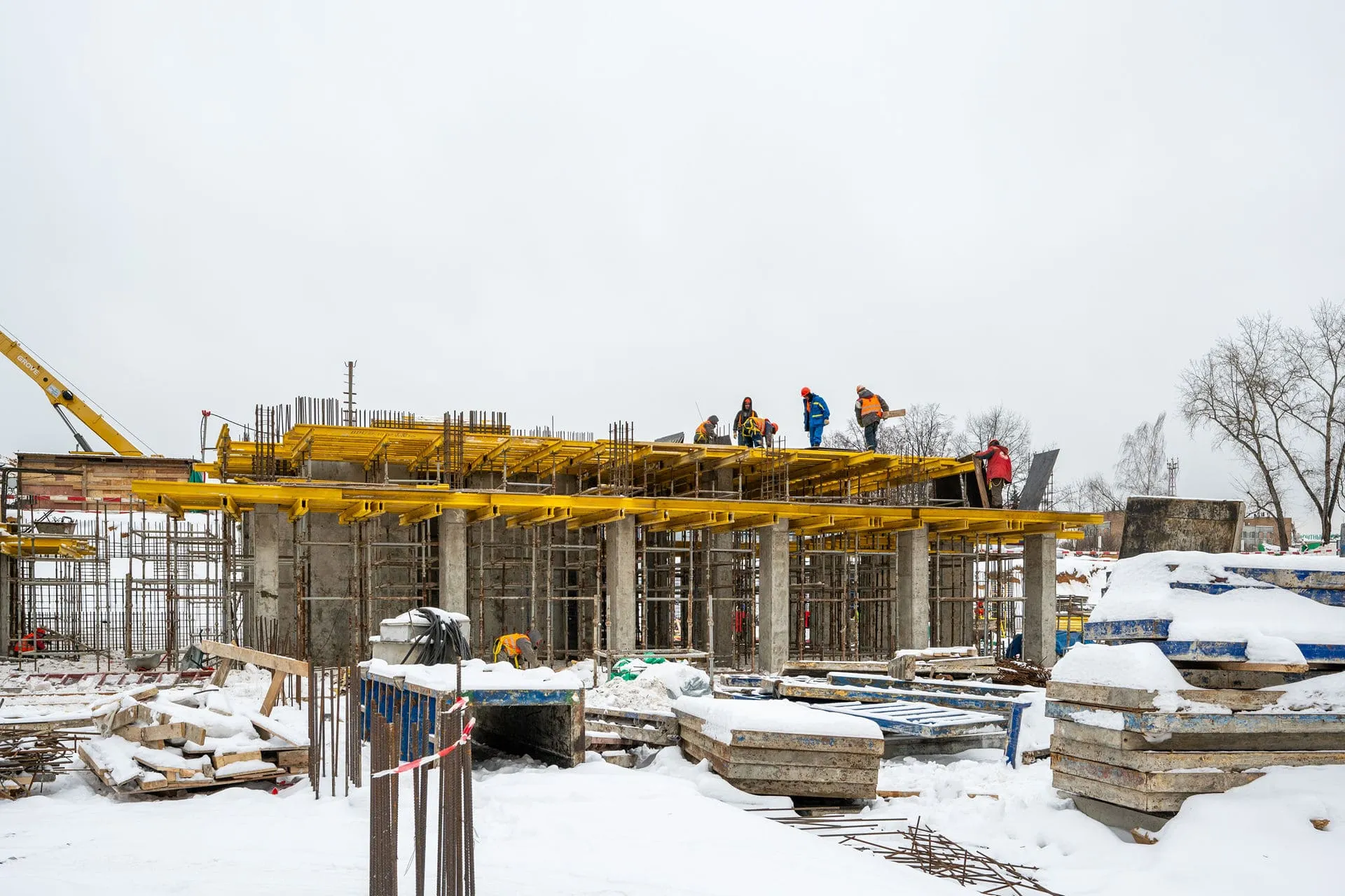 Левел Нижегородская — Январь 2024, фотография строительства 16