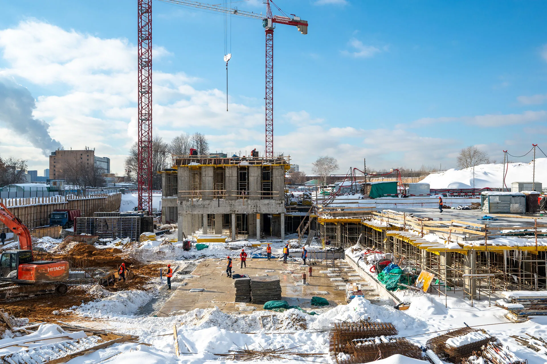 Левел Нижегородская — Февраль 2024, фотография строительства 2