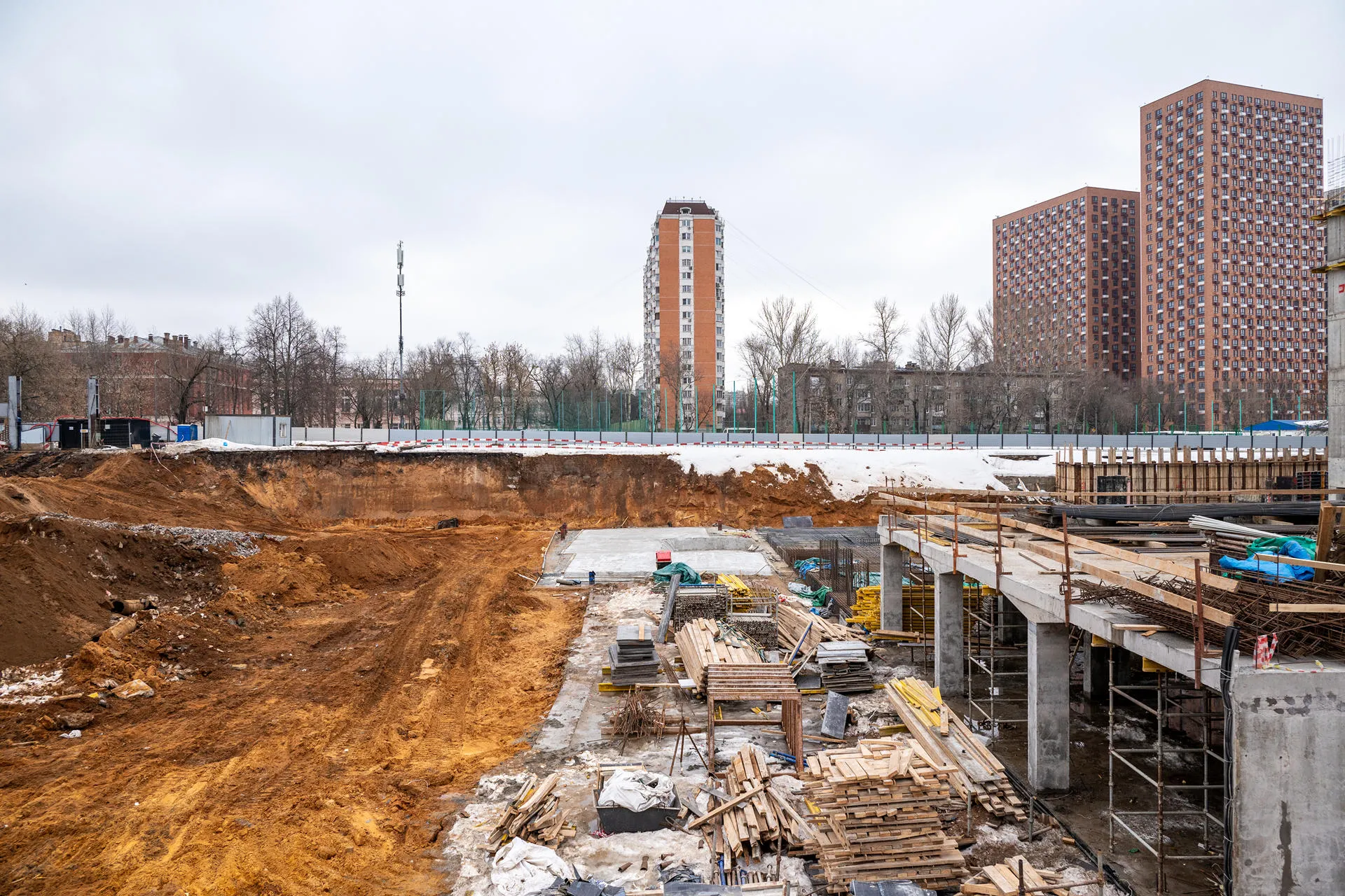 Левел Нижегородская — Март 2024, фотография строительства 9