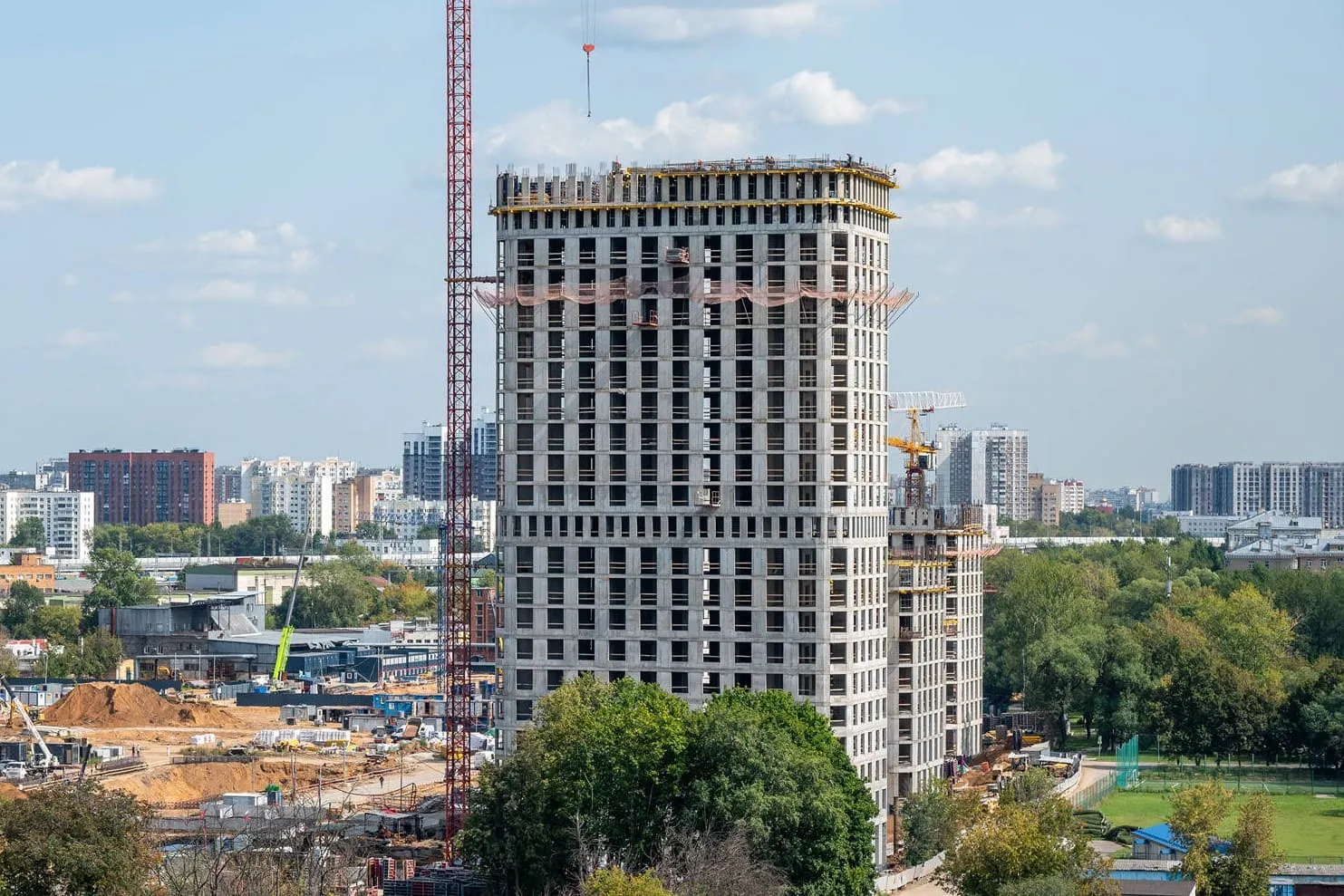 Левел Нижегородская — Август 2024, фотография строительства 1