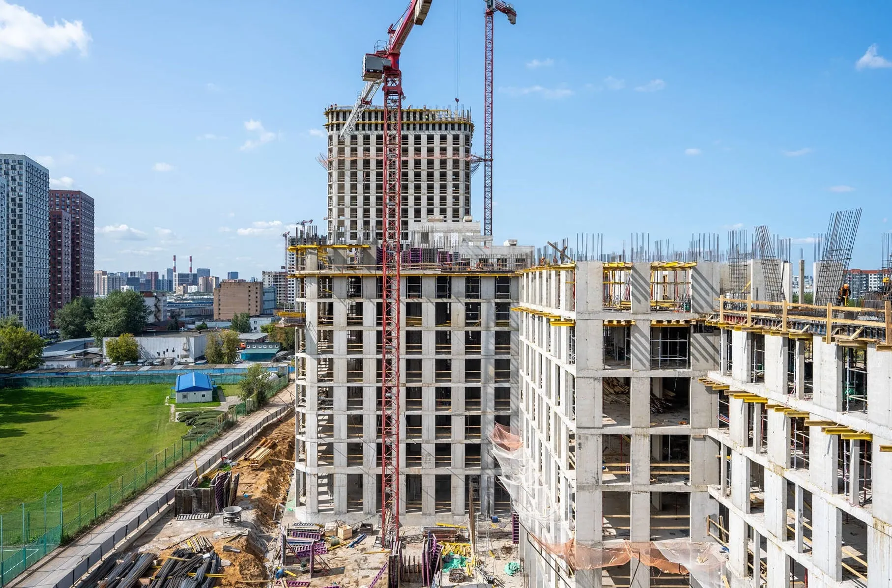 Левел Нижегородская — Август 2024, фотография строительства 2