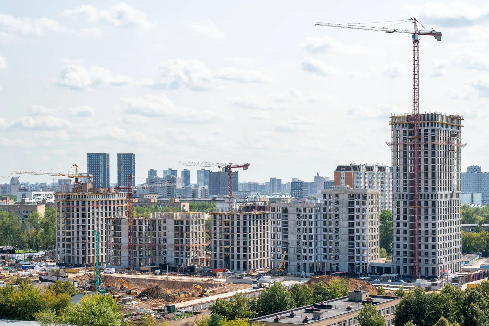 Левел Нижегородская — Август 2024, фотография строительства 4