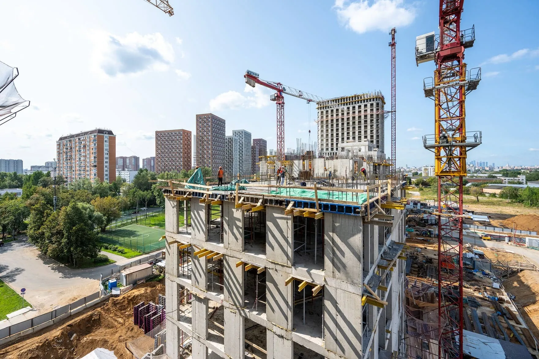 Левел Нижегородская — Август 2024, фотография строительства 8