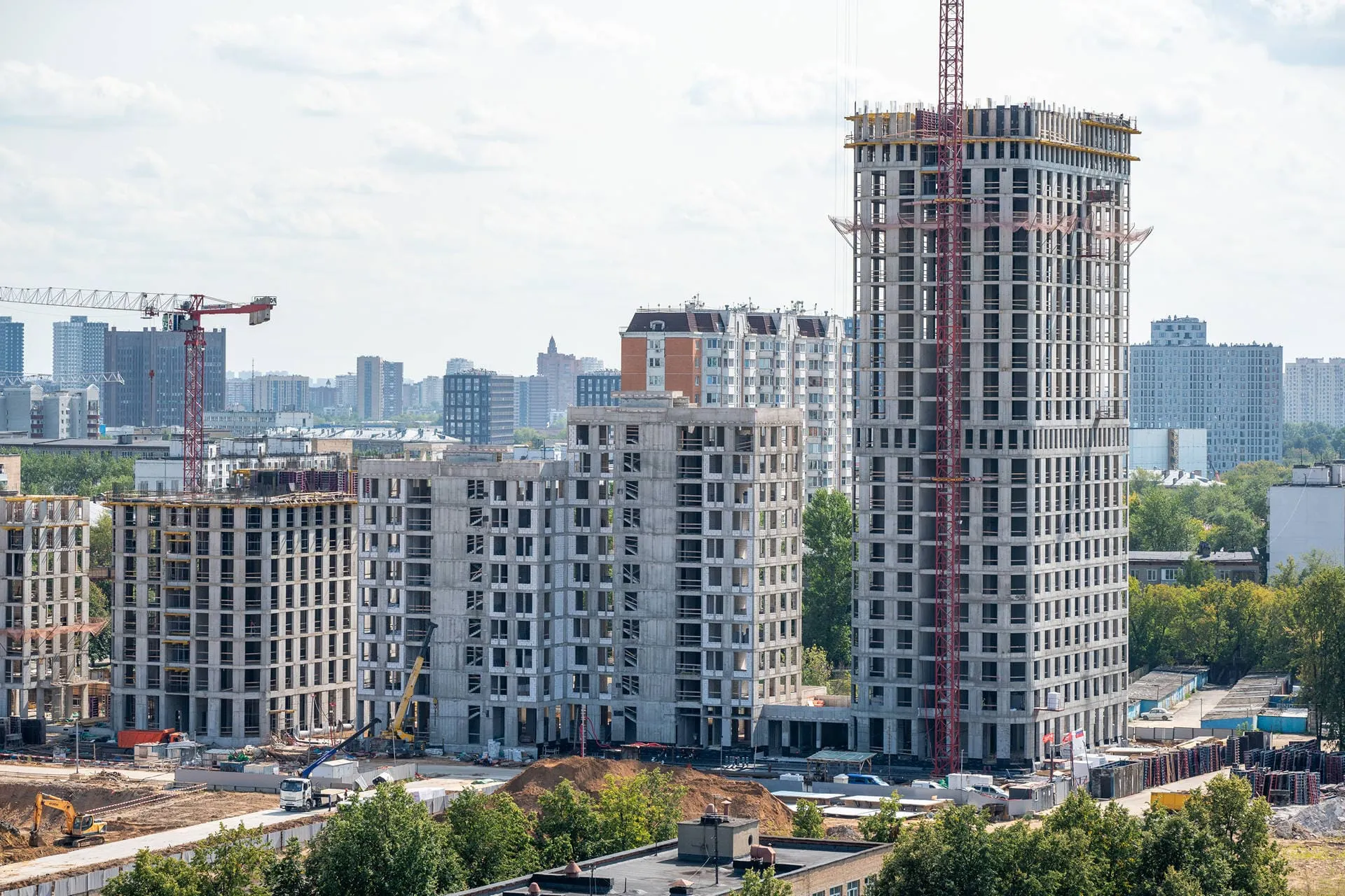 Левел Нижегородская — Август 2024, фотография строительства 17