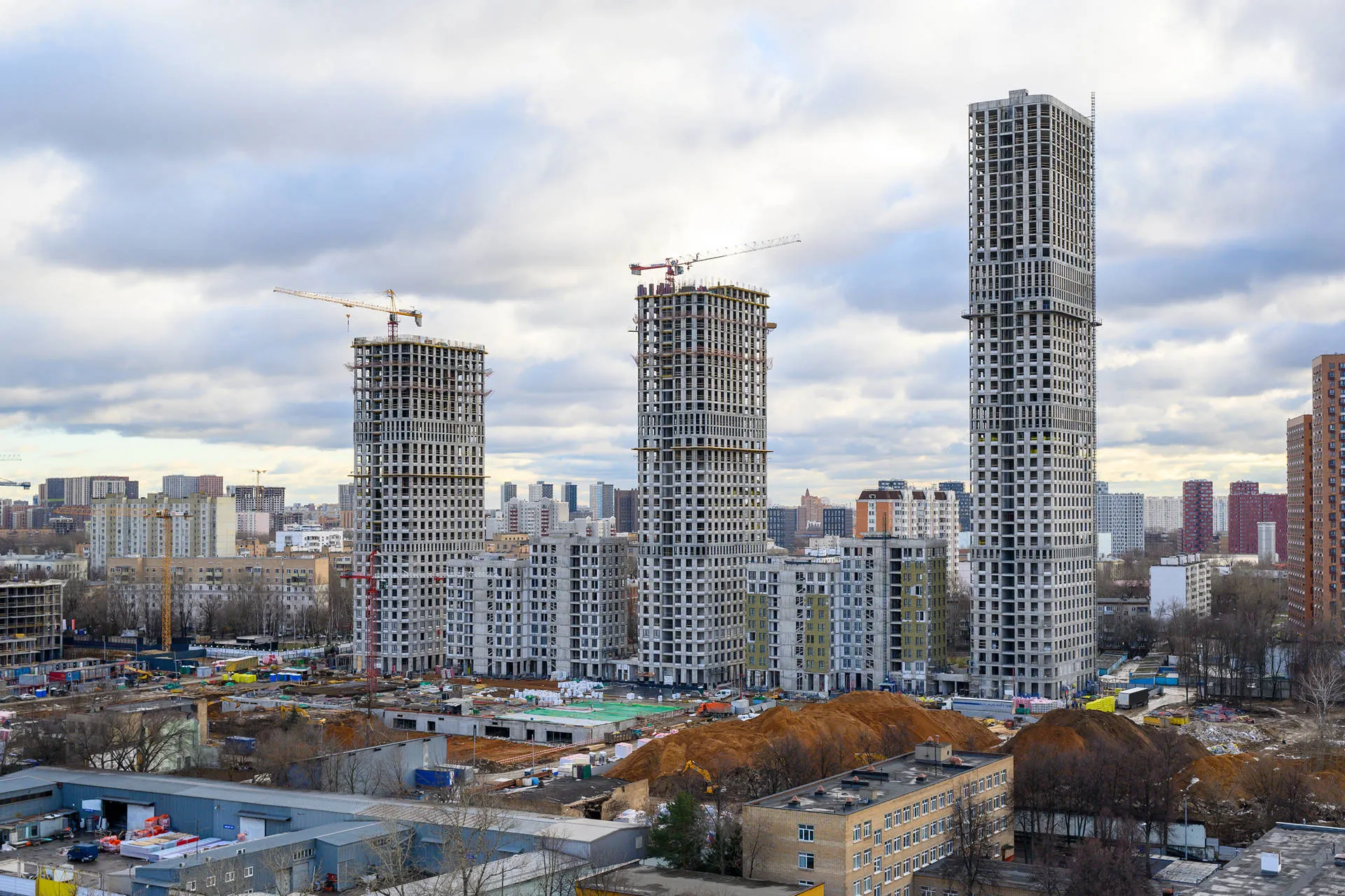 Левел Нижегородская — Январь 2025, фотография строительства 2