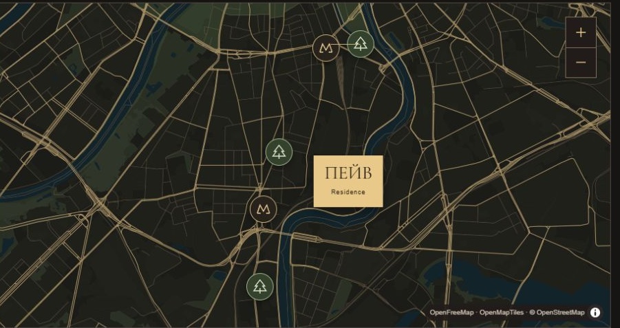 Карта окружения Пейв