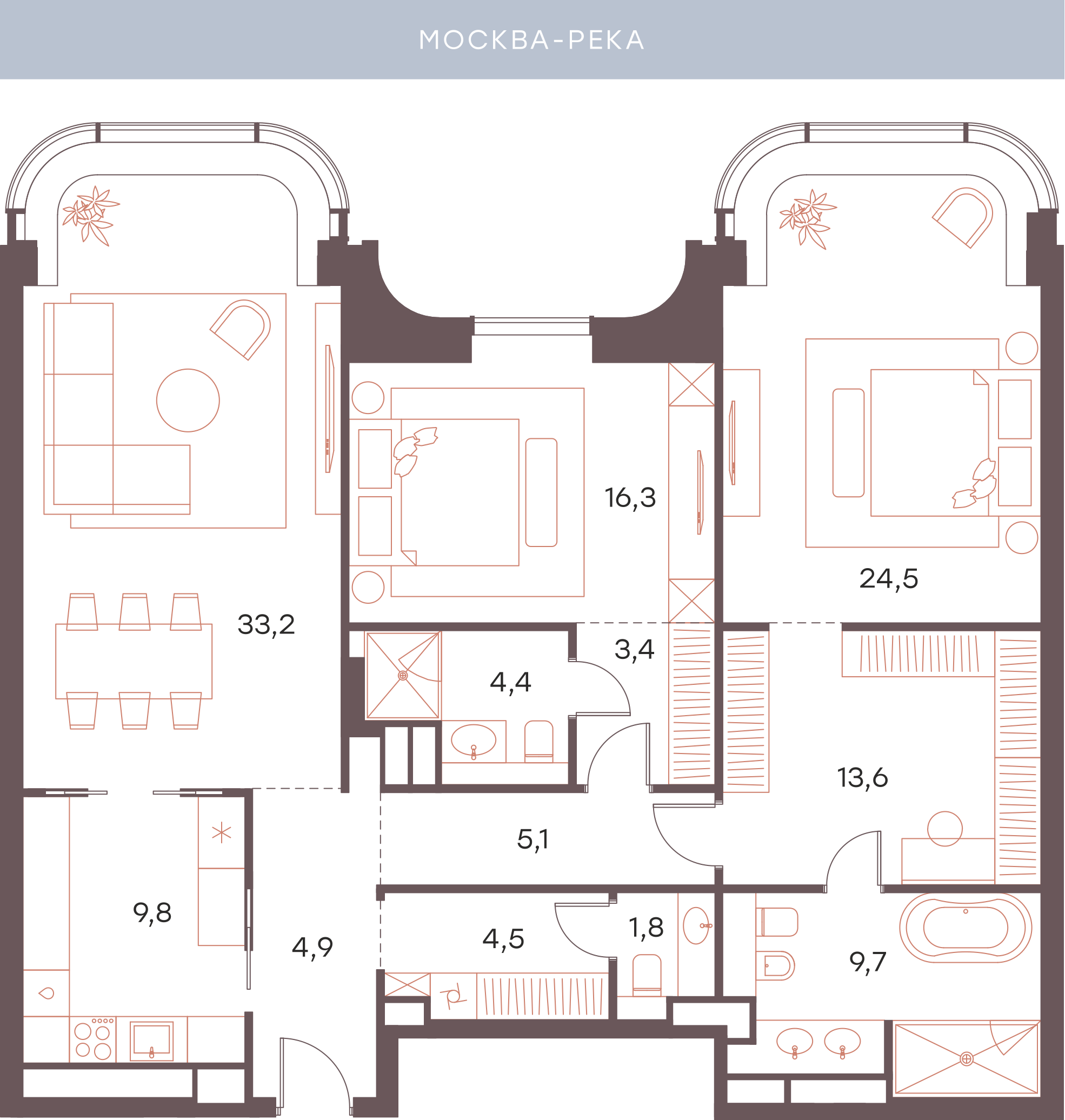 Официальная схема Саввинская 27, 131,2 м²