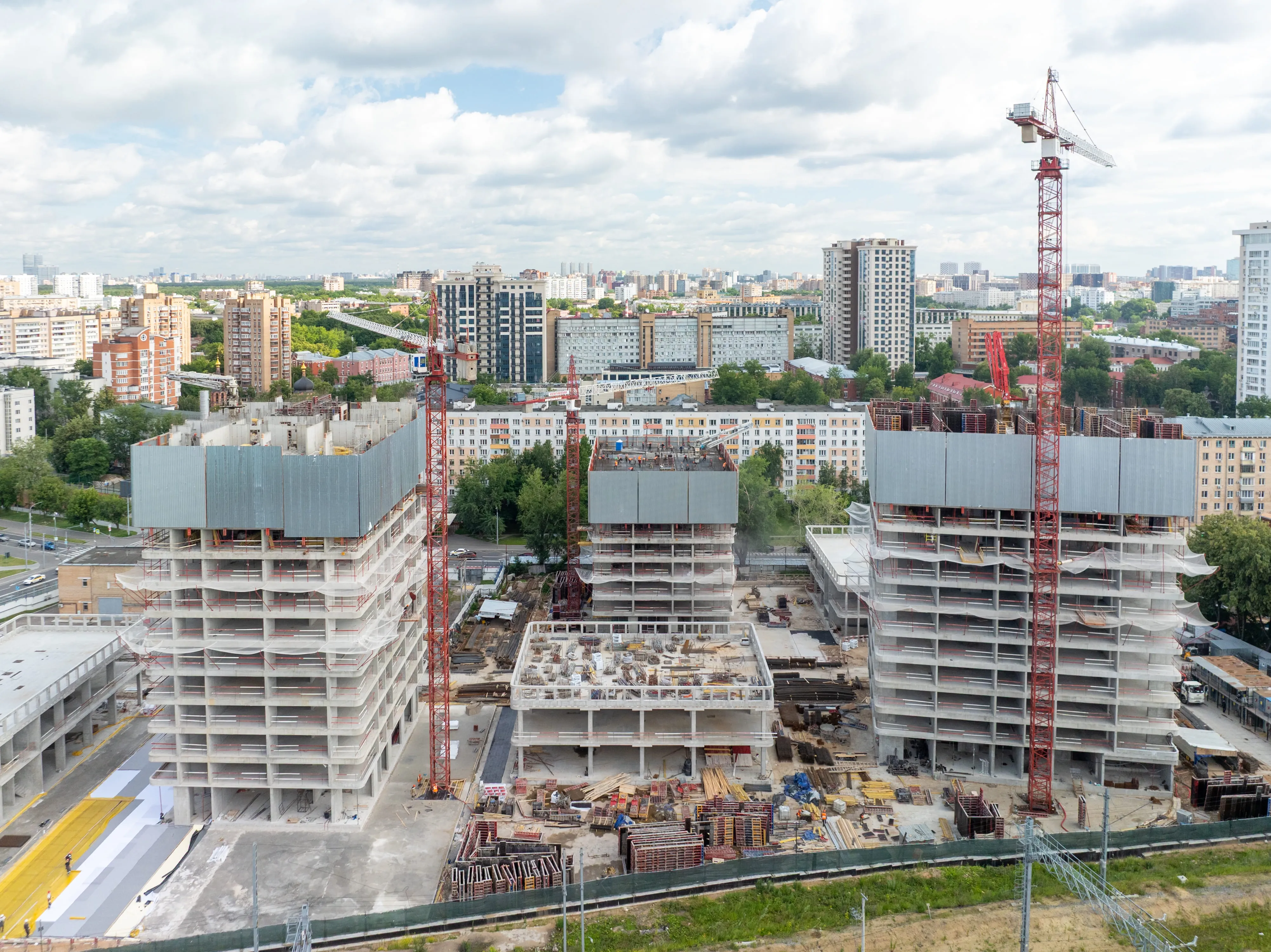 Июнь 2025 — реальная фотография строительства СТОУН Сокольники