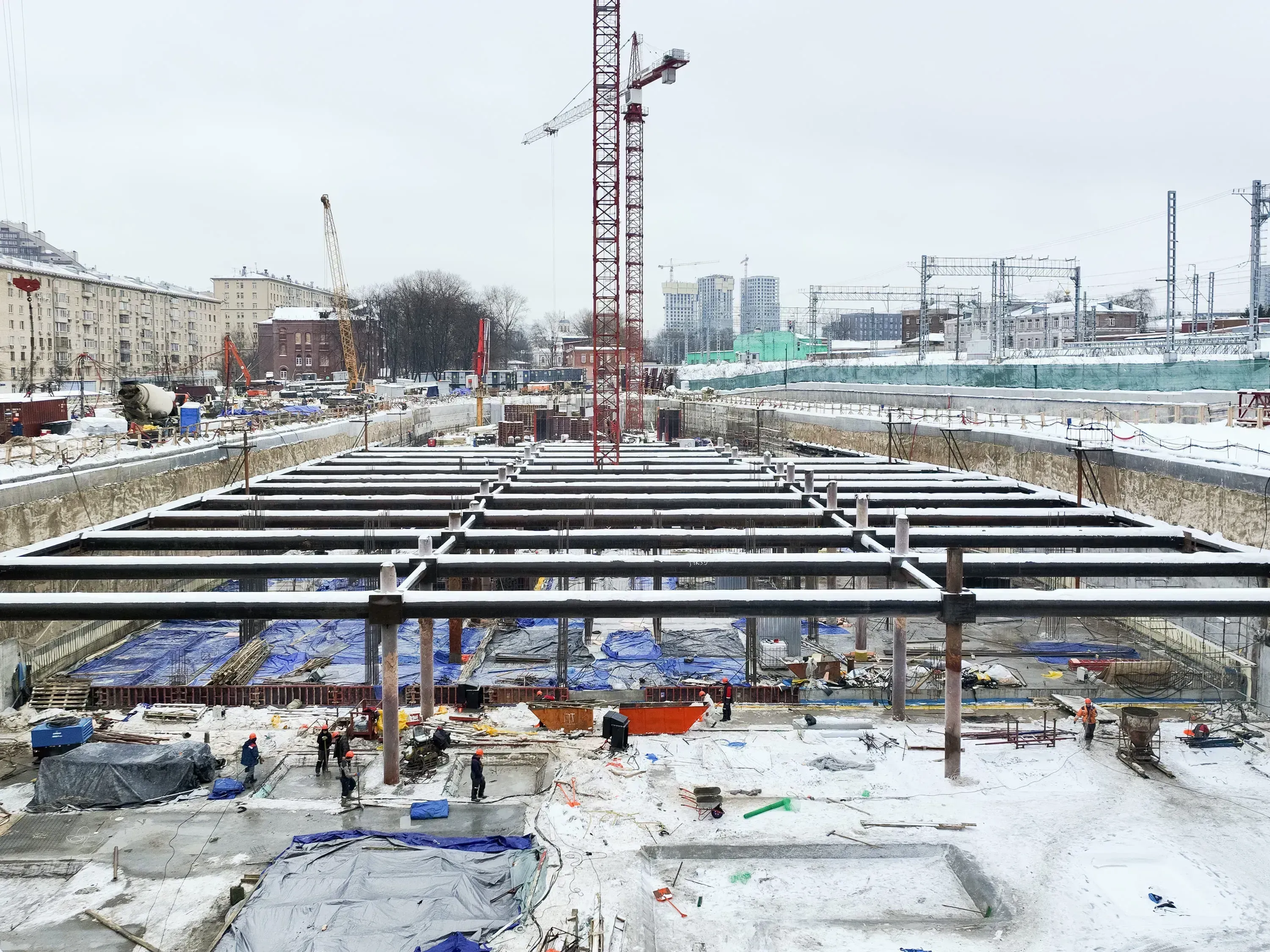 Ноябрь 2024 — реальная фотография строительства СТОУН Сокольники