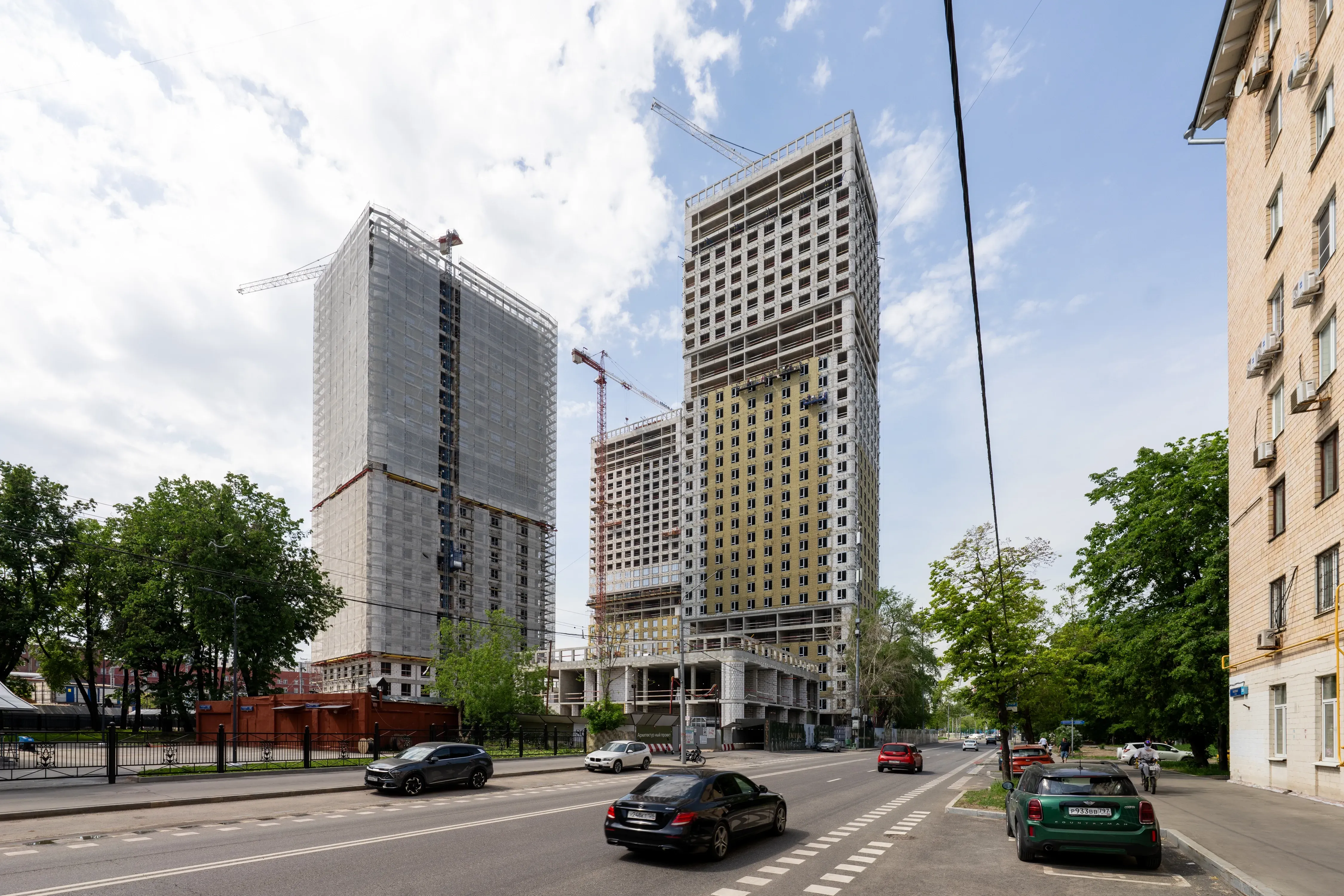 Май 2026 — реальная фотография строительства СТОУН Сокольники