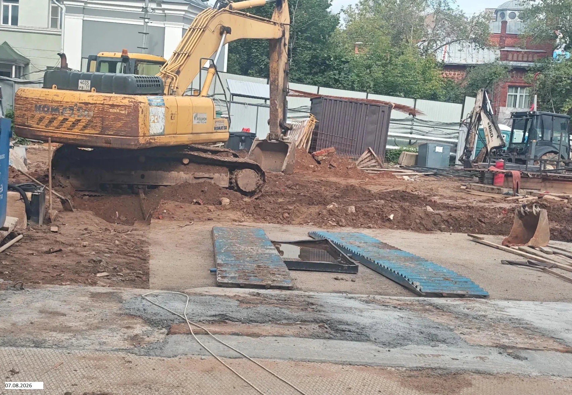 Фото 2 строительной площадки, август 2026